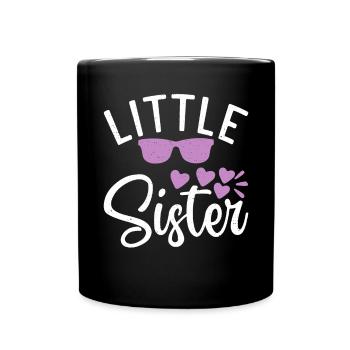 Cadeaux Petite Soeur - Mug uni - noir - Devant