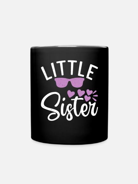 Little Sister Gifts - Tasse einfarbig - Schwarz