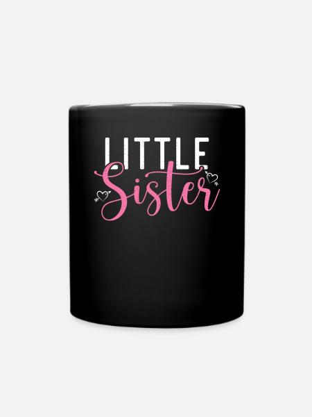 Little Sister Gifts - Tasse einfarbig - Schwarz