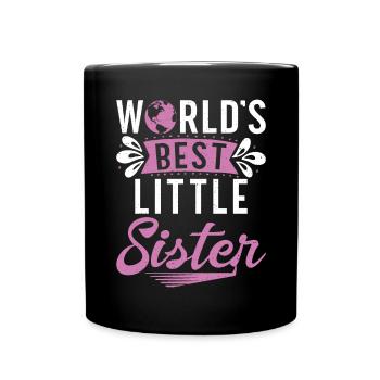 Little Sister Gifts - Tasse einfarbig - Schwarz - Vorne