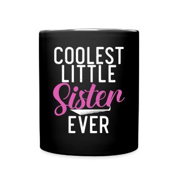 Little Sister Gifts - Tasse einfarbig - Schwarz - Vorne