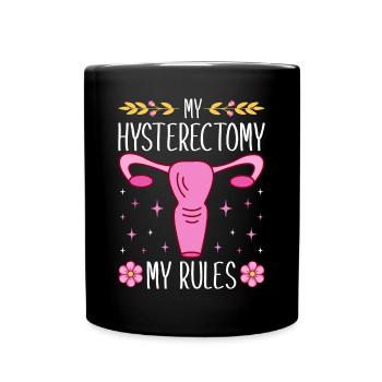 Endometriosis Abdominal Care Gynecological - Full Colour Mug - black - Front