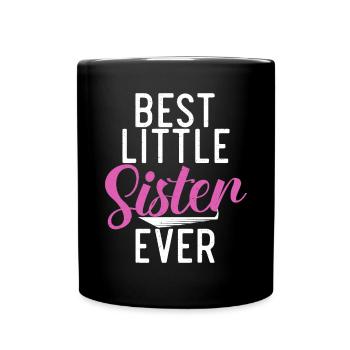 Little Sister Gifts - Tasse einfarbig - Schwarz - Vorne
