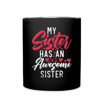 Cadeaux Petite Soeur - Mug uni - noir - Devant