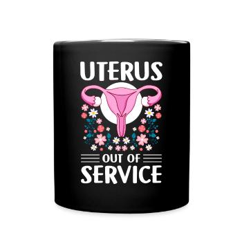 Chirurgie gynécologique Endométriose - Mug uni - noir - Devant