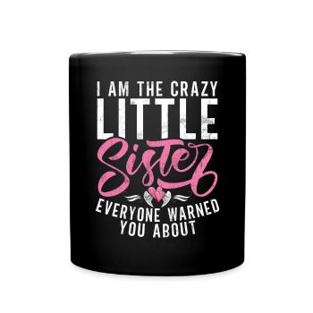 Little Sister Gifts - Tasse einfarbig - Schwarz - Vorne