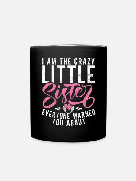 Little Sister Gifts - Tasse einfarbig - Schwarz