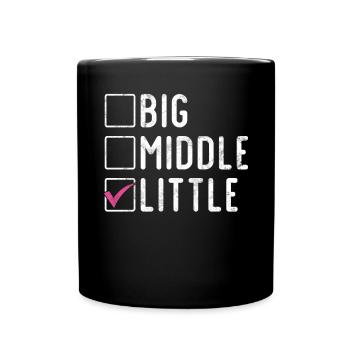 Little Sister Gifts - Tasse einfarbig - Schwarz - Vorne