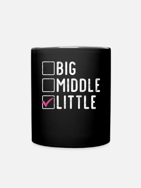 Little Sister Gifts - Tasse einfarbig - Schwarz
