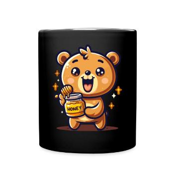 Miel d’ours - Mug uni - noir - Devant