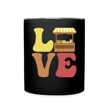 Lemonade Stand Lemon Juice - Full Colour Mug - black - Front