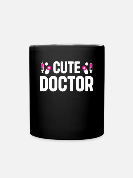 Doctor Life Hospital Doctor Emergency - Cute Docto - Tasse einfarbig - Schwarz