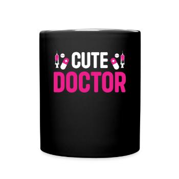 Emergency Doctor Hospital Doctor Life Cute Doctor - Full Colour Mug - black - Front