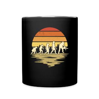 Tree Cutter Evolution Axe Forester Forester - Full Colour Mug - black - Front