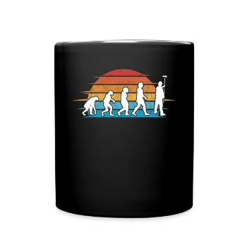Painter and varnisher Evolution Master painter - Full Colour Mug - black - Front