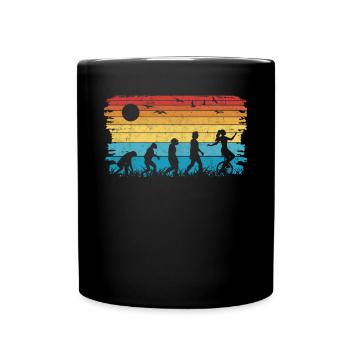 Monocycle Evolution Cycliste Monocycle - Mug uni - noir - Devant