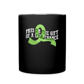 Don d’organes Greffe d’organes Don d’organes - Mug uni - noir - Devant