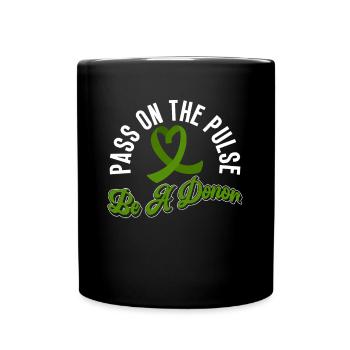 Don d’organes Greffe d’organes Don d’organes - Mug uni - noir - Devant