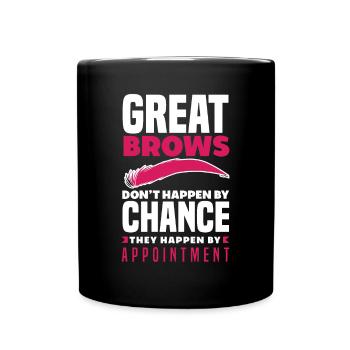 Lustiges Make Up Artist Maskenbildner Geschenk - Tasse einfarbig - Schwarz - Vorne