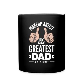 Lustiges Make Up Artist Maskenbildner Geschenk - Tasse einfarbig - Schwarz - Vorne