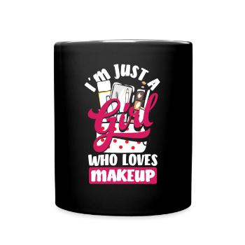 Lustiges Make Up Artist Maskenbildner Geschenk - Tasse einfarbig - Schwarz - Vorne
