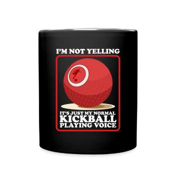 Kickball Kickball Joueur Kickballer Cadeau - Mug uni - noir - Devant