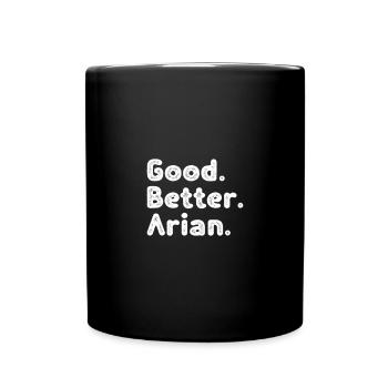 Cool guys are called Arian - Full Colour Mug - black - Front