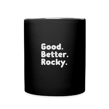 Les mecs cool s’appellent Rocky - Mug uni - noir - Devant