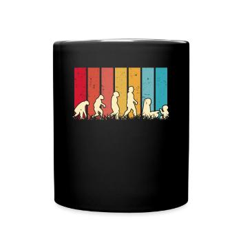 Kindergarten Teacher Evolution Kindergarten Teacher - Full Colour Mug - black - Front