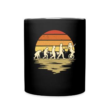 Monocycle Evolution Cycliste Monocycle - Mug uni - noir - Devant