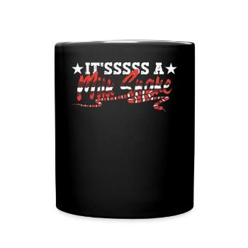 C’est un serpent de lait - Mug uni - noir - Devant