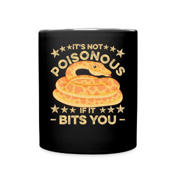 Ce n’est pas toxique s’il vous mord - Mug uni - noir - Devant