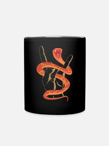Snake - Full Colour Mug - black