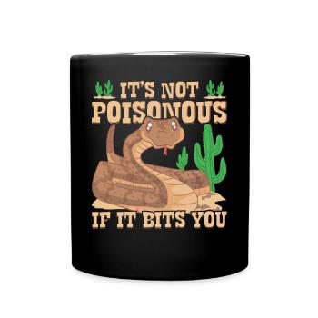 Ce n’est pas toxique s’il vous mord - Mug uni - noir - Devant