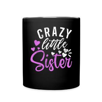 Little Sister Gifts - Tasse einfarbig - Schwarz - Vorne