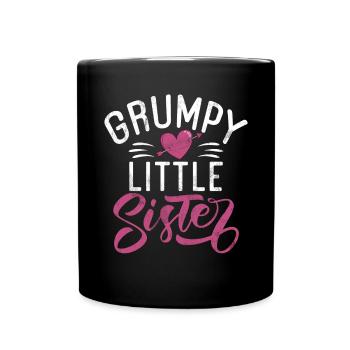 Little Sister Gifts - Tasse einfarbig - Schwarz - Vorne