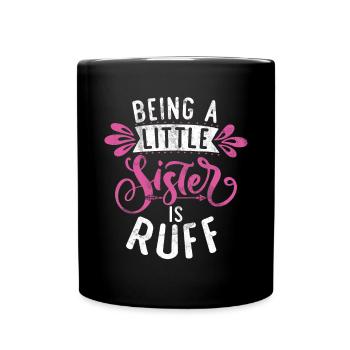 Little Sister Gifts - Tasse einfarbig - Schwarz - Vorne