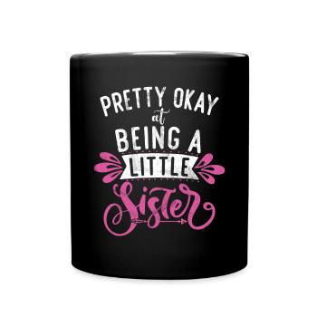 Cadeaux Petite Soeur - Mug uni - noir - Devant