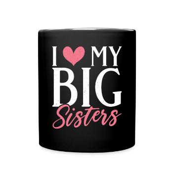Little Sister Gifts - Tasse einfarbig - Schwarz - Vorne