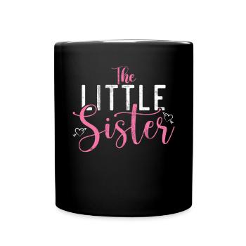 Little Sister Gifts - Tasse einfarbig - Schwarz - Vorne