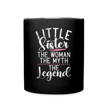 Little Sister Gifts - Tasse einfarbig - Schwarz - Vorne