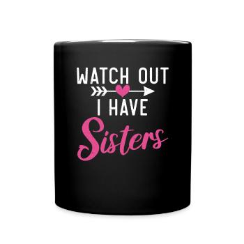 Cadeaux Petite Soeur - Mug uni - noir - Devant