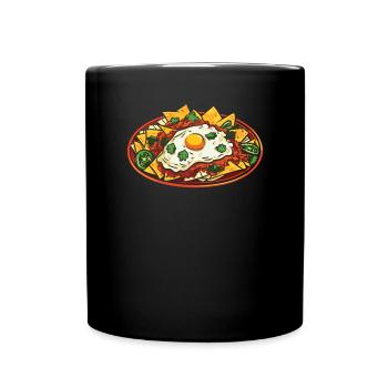 Chilaquiles Mexican Food Mexico Cuisine Foodie - Full Colour Mug - black - Front