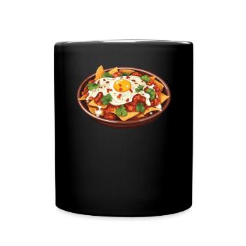 Chilaquiles Mexican Food Mexico Cuisine Foodie - Full Colour Mug - black - Front
