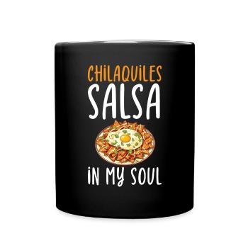 Chilaquiles Mexican Food Mexico Cuisine Foodie - Full Colour Mug - black - Front