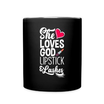 Lustiges Make Up Artist Maskenbildner Geschenk - Tasse einfarbig - Schwarz - Vorne