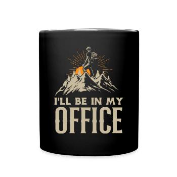 Funny Hiking Gift - Full Colour Mug - black - Front