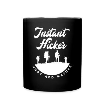 Funny Hiking Gift - Full Colour Mug - black - Front