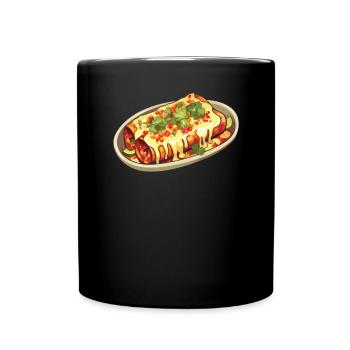 Enchilada Lover Mexican Food Mexico Cuisine Foodie - Full Colour Mug - black - Front