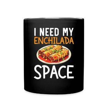 Enchilada Lover Mexican Food Mexico Cuisine Foodie - Full Colour Mug - black - Front